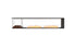Ecosmart Fire Flex 104PN.BXL Peninsula Fireplace Insert - Black Finish / Stainless Steel Burner - ESF.FX.104PN.BXL